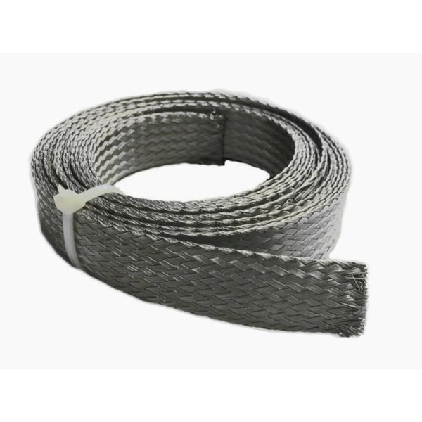 Kable Kontrol Kable Kontrol® Braided Stainless Steel Sleeve - 1-1/4" Inside Diameter - 25' Length SSBS1.25B